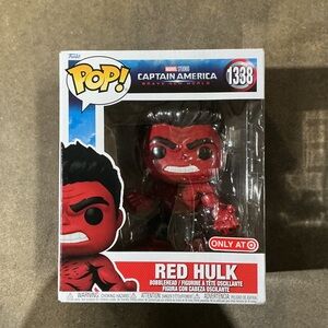 Funko Red and Black Red Hulk Pop! #1338 - Captain America Brave New World